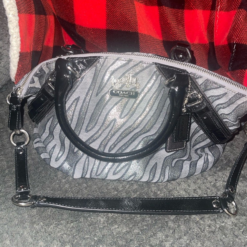 Coach Madison Lurex Satchel